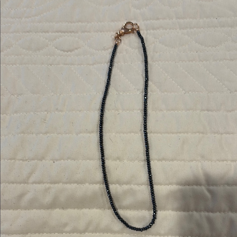 Elegant Black Beaded Necklace